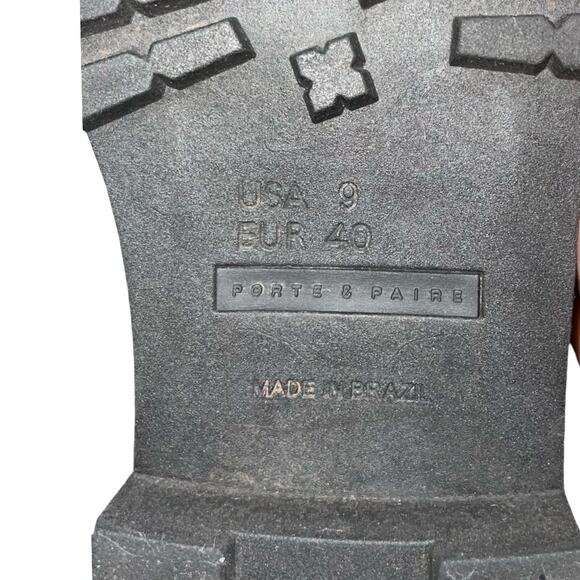 Porte & Paire Black Rubber Rain Boots    Size: US 9 - Picture 8 of 8